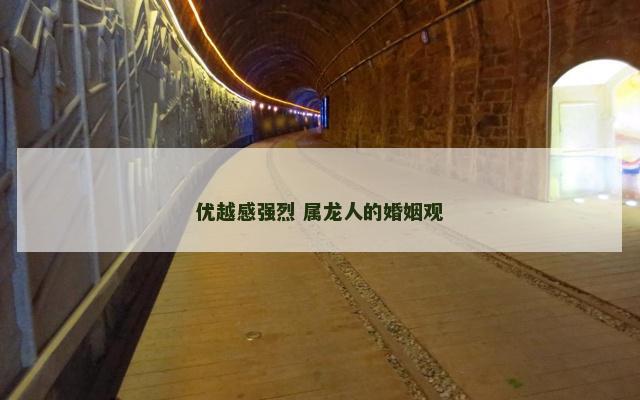 优越感强烈 属龙人的婚姻观