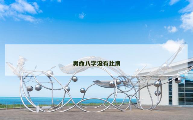 男命八字没有比肩