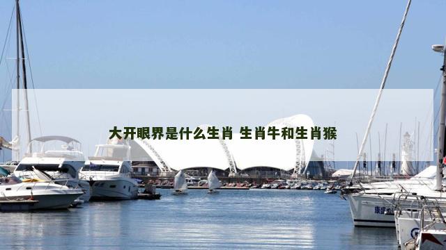 大开眼界是什么生肖 生肖牛和生肖猴