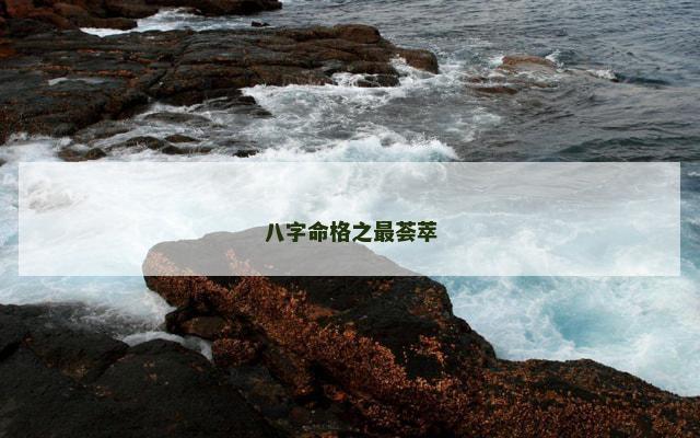 八字命格之最荟萃