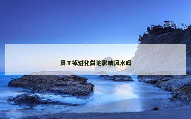 员工掉进化粪池影响风水吗