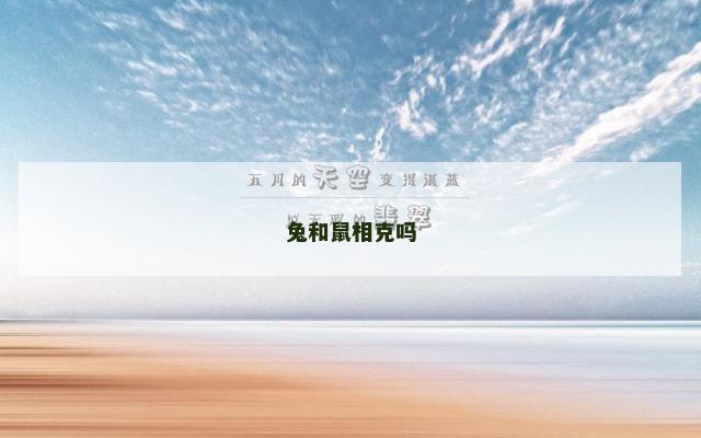 兔和鼠相克吗