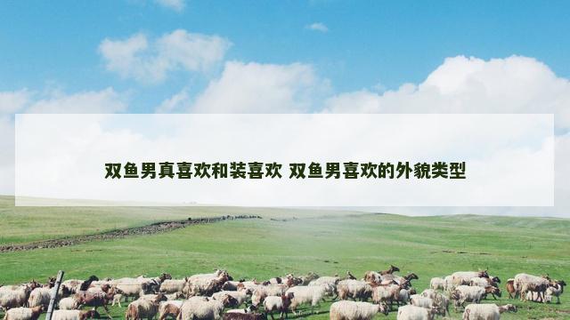 双鱼男真喜欢和装喜欢 双鱼男喜欢的外貌类型