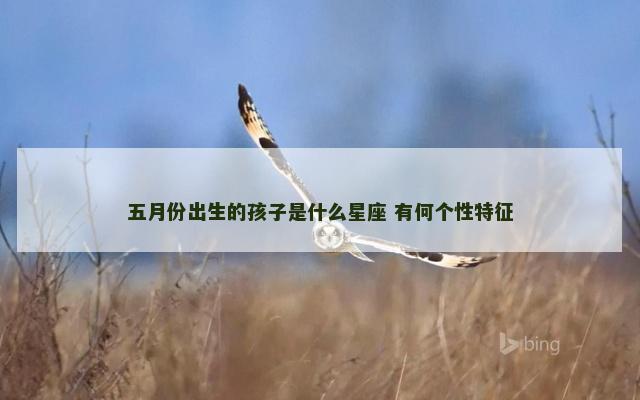 五月份出生的孩子是什么星座 有何个性特征