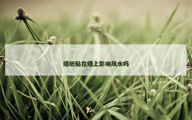墙纸贴在墙上影响风水吗
