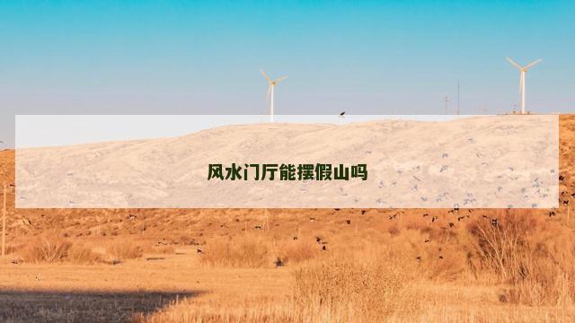 风水门厅能摆假山吗