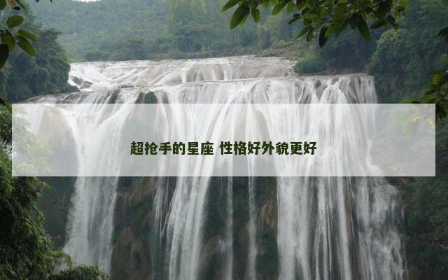 超抢手的星座 性格好外貌更好