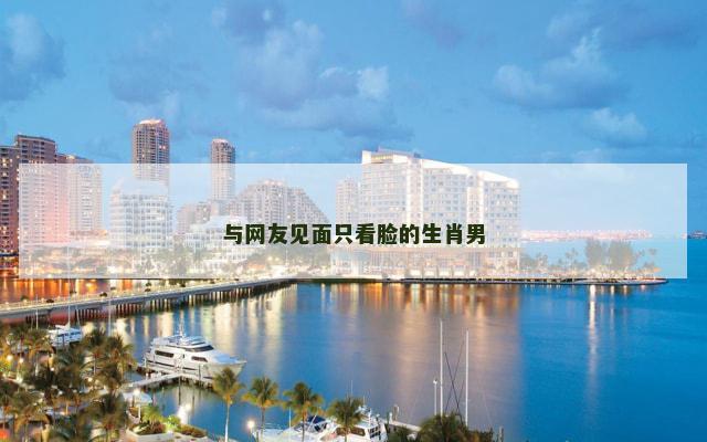 与网友见面只看脸的生肖男