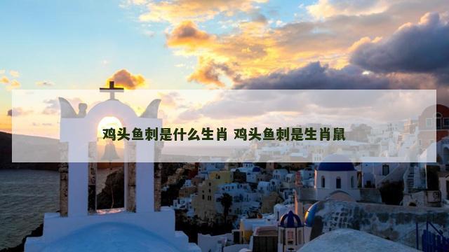 鸡头鱼刺是什么生肖 鸡头鱼刺是生肖鼠