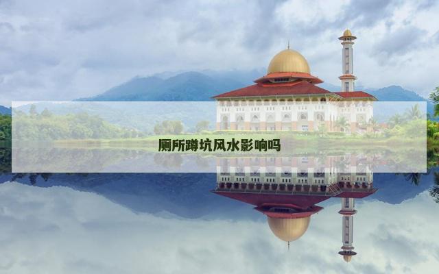 厕所蹲坑风水影响吗