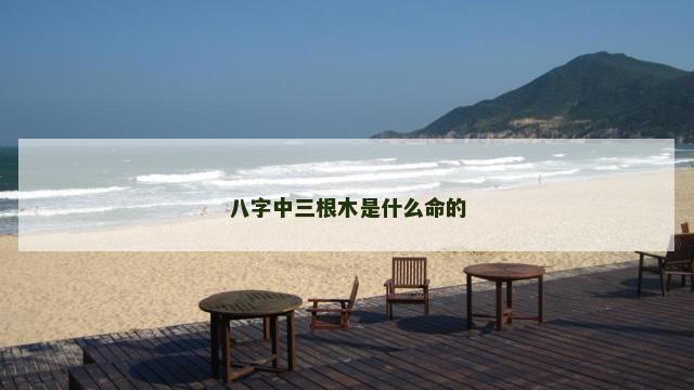 八字中三根木是什么命的