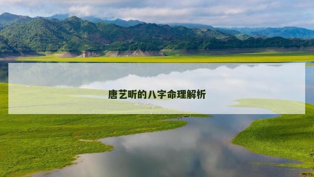 唐艺昕的八字命理解析