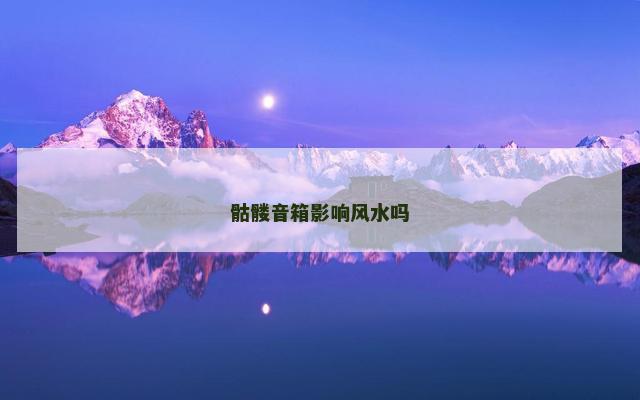 骷髅音箱影响风水吗