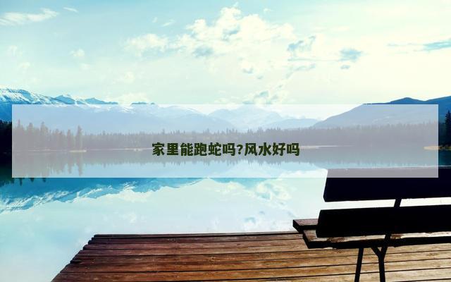 家里能跑蛇吗?风水好吗