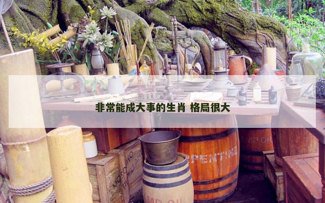 非常能成大事的生肖 格局很大