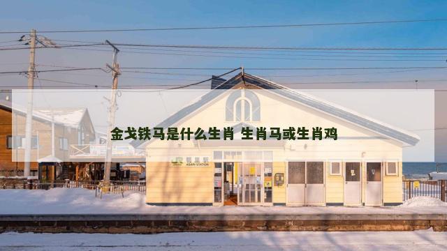 金戈铁马是什么生肖 生肖马或生肖鸡